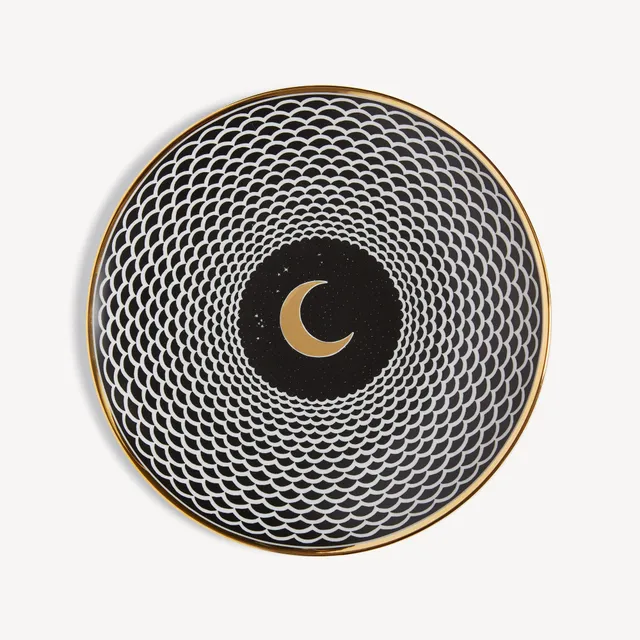 fornasetti-lunocentrica-teller-porzellan-mond-gold image 1
