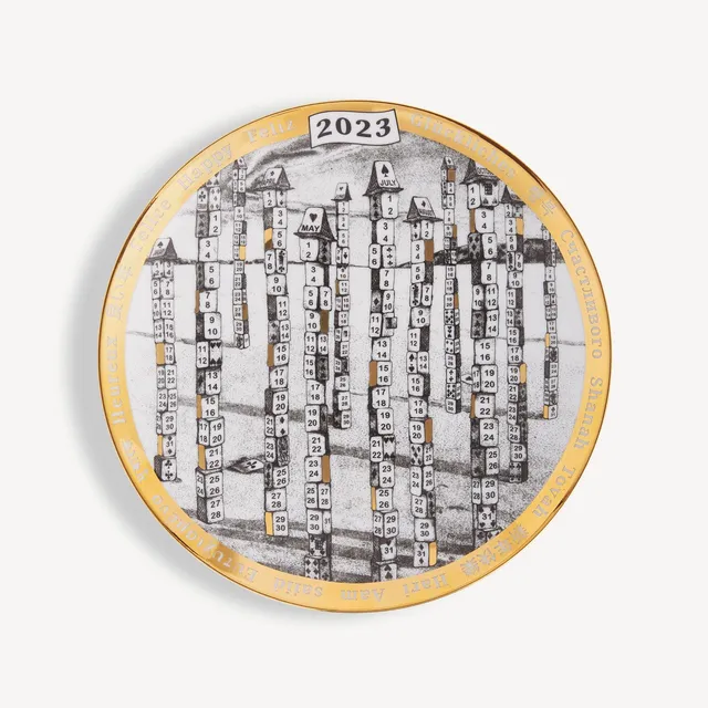 atelier-fornasetti-tema-e-variazioni-kalenderteller-2023-porzellan image 1