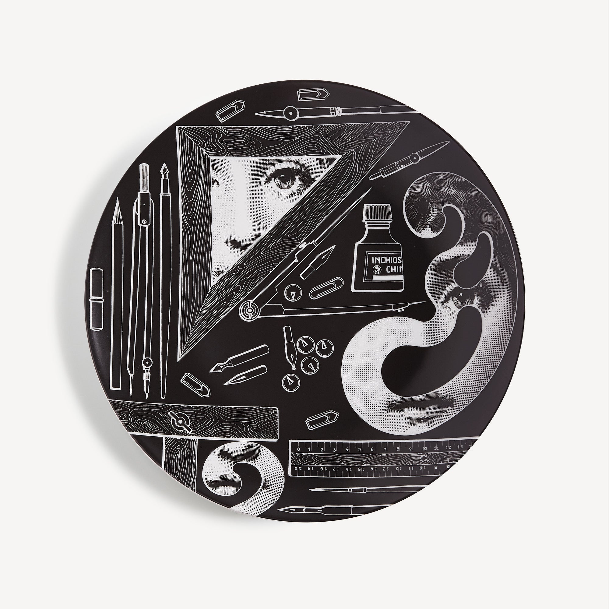 fornasetti-tema-e-variazioni-n-391-wandteller-porzellan image 1