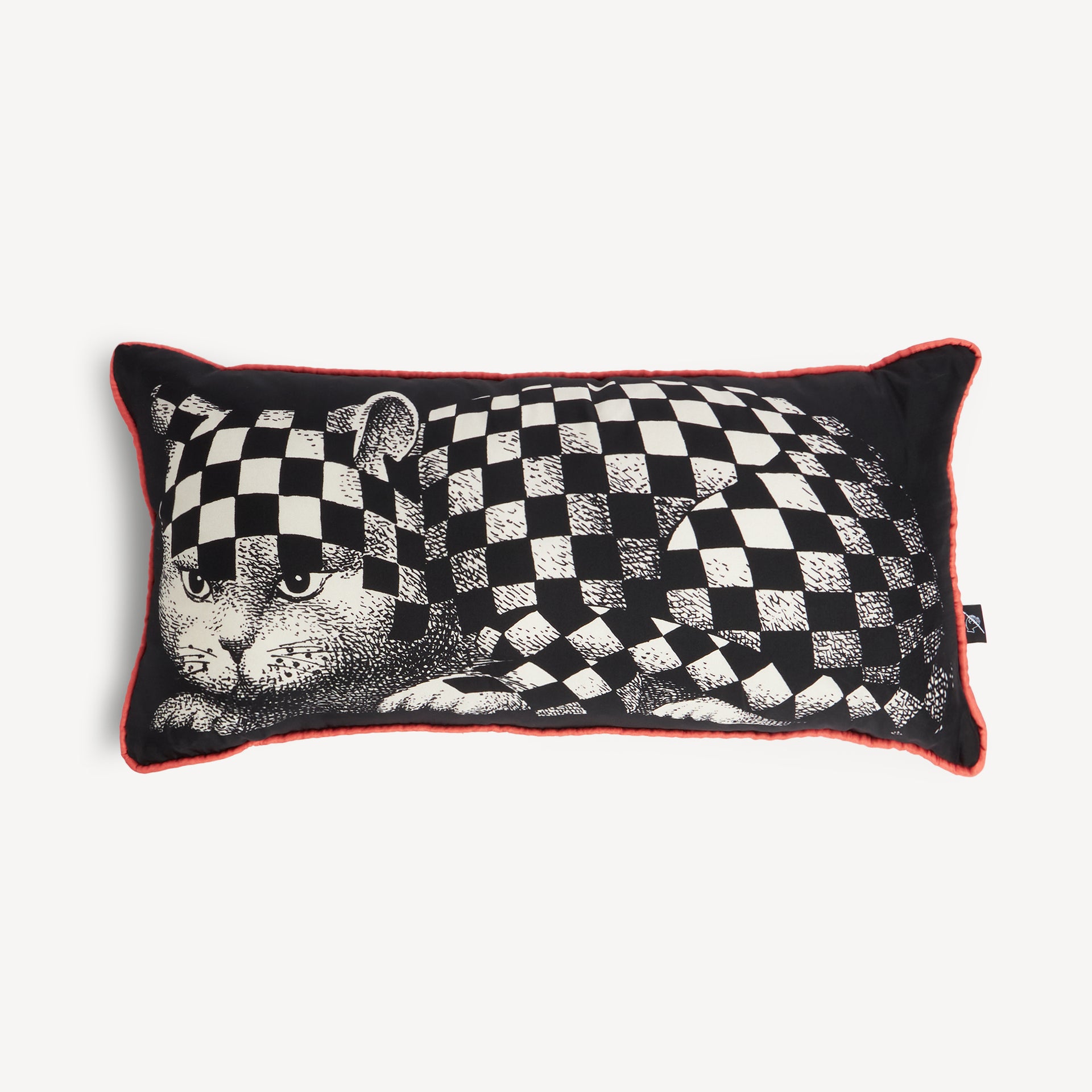 atelier-fornasetti-high-fidelity-kissen-rechteckig-seide-rot image 1