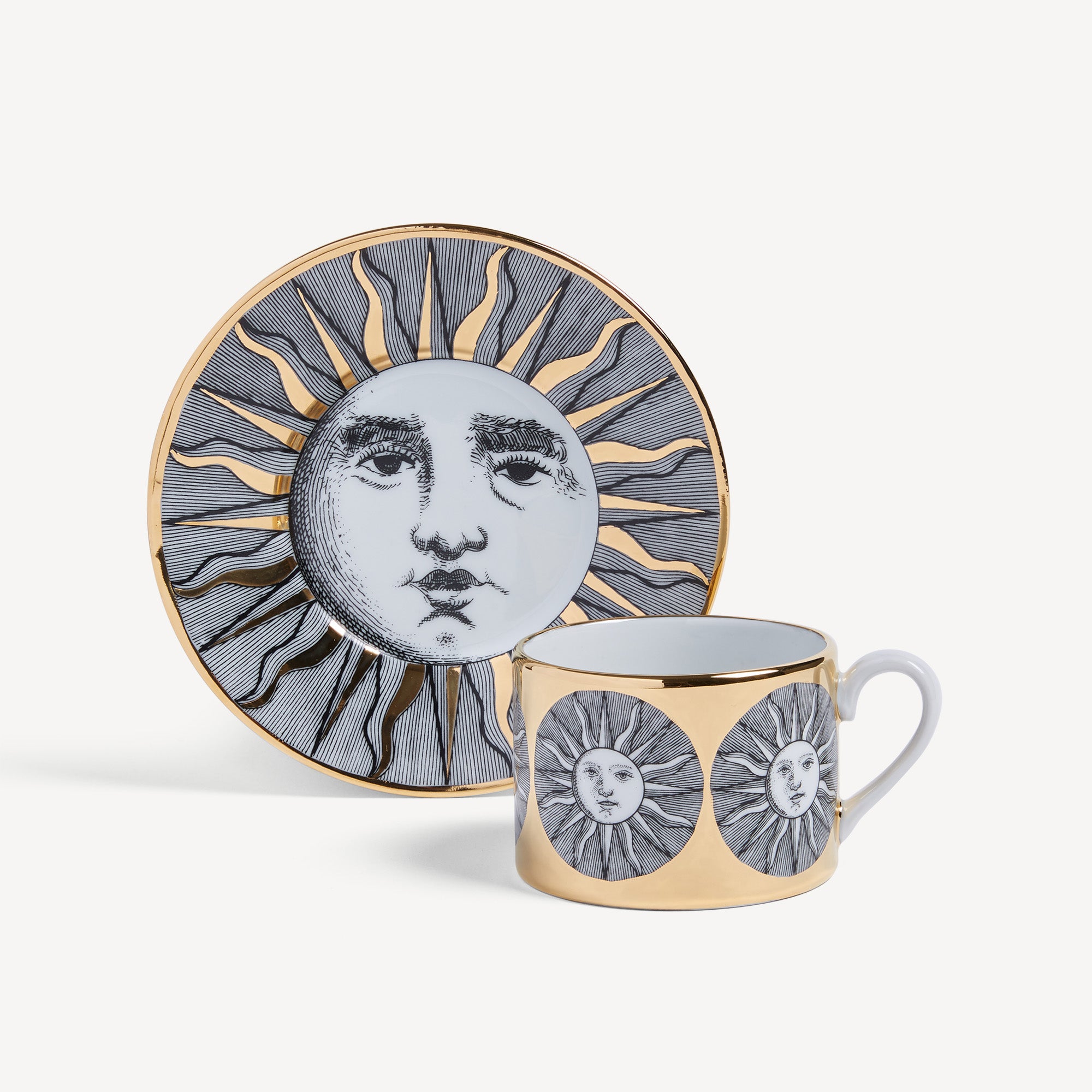 fornasetti-sole-teetasse-porzellan-mit-gold-sonne image 3