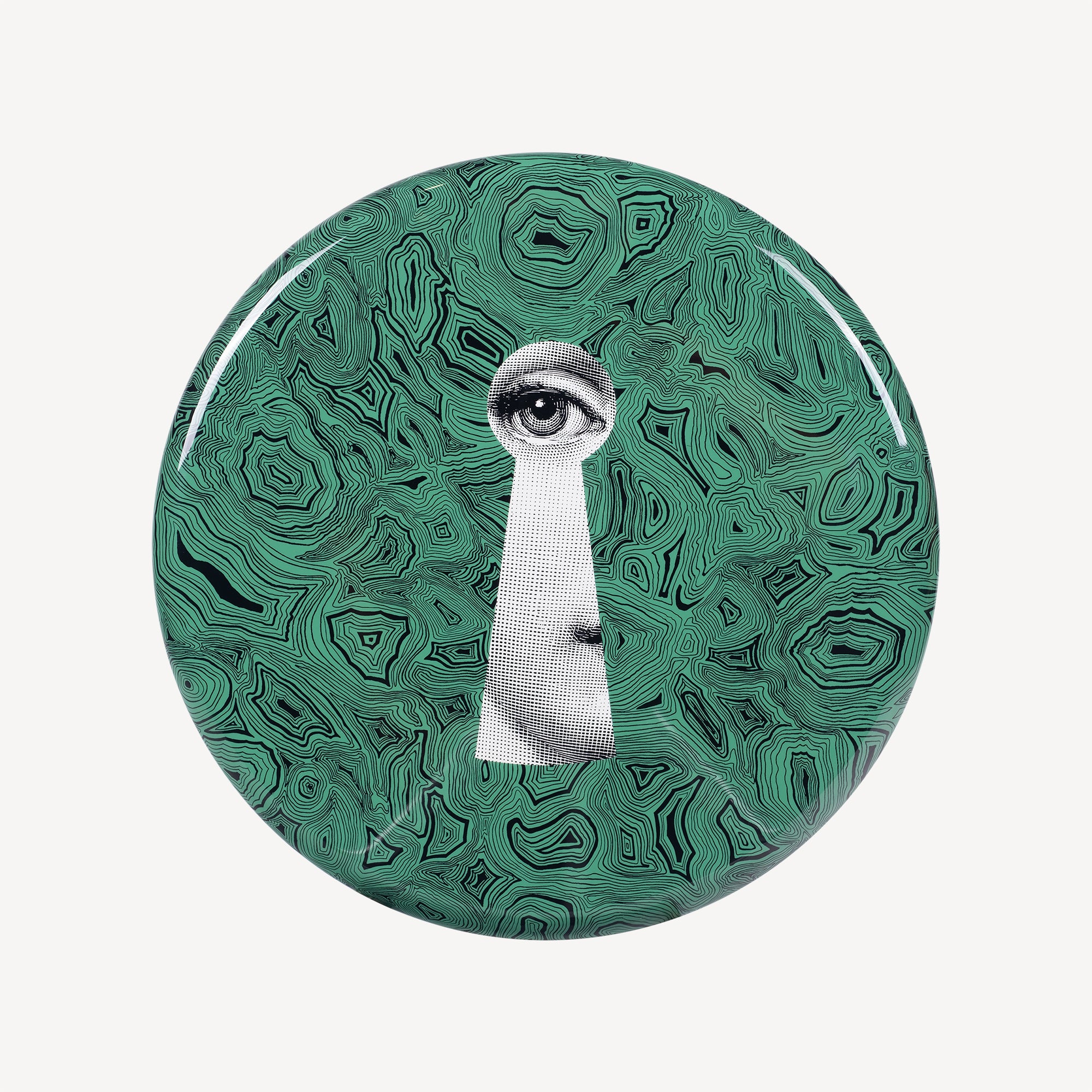 fornasetti-serratura-su-malachite-hocker-holz-gr-n-lackiert image 2