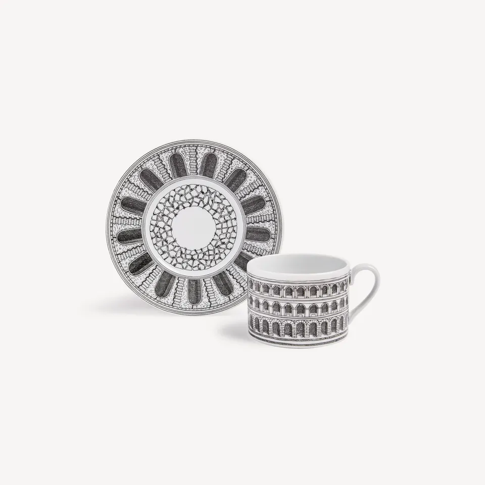atelier-fornasetti-architettura-teetasse-porzellan-handbemalt image 1