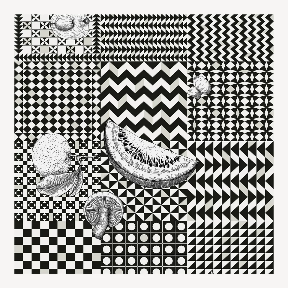 fornasetti-frutta-e-geometrico-tapete-52cm-x-10m-mint image 1