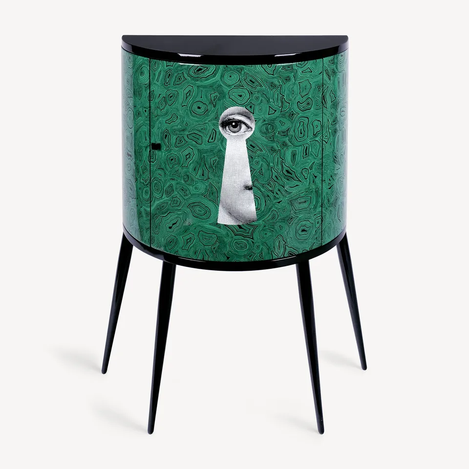 atelier-fornasetti-serratura-konsole-holz-malachit-gr-n image 1