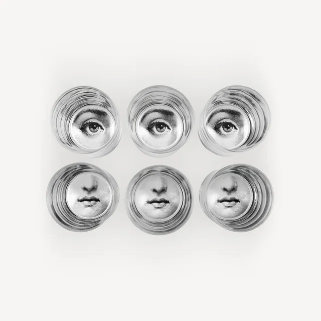 atelier-fornasetti-occhio-e-bocca-gl-ser-set-6-tlg-wasserglas image 1