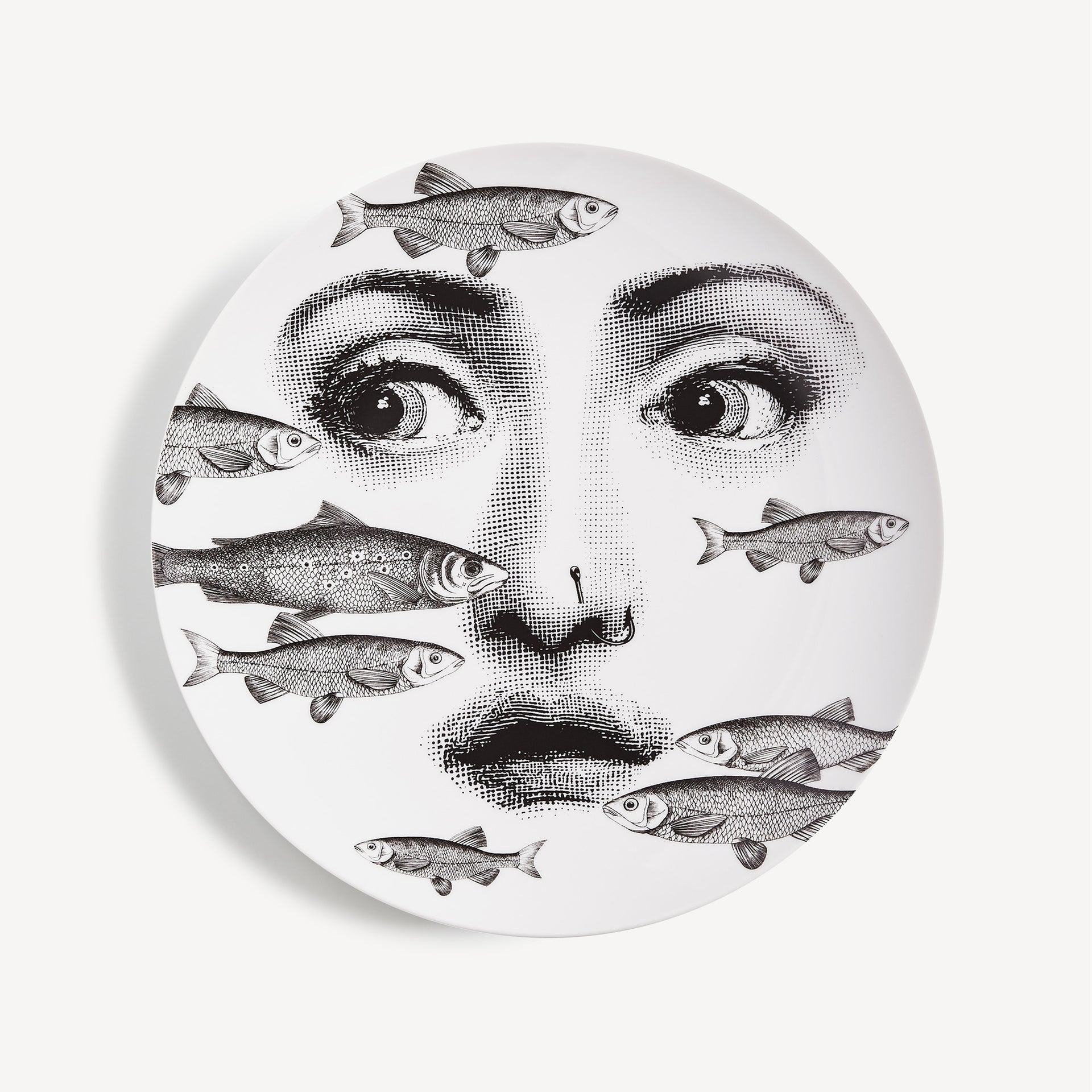 fornasetti-tema-e-variazioni-wandteller-n-392-porzellan-gesicht image 1