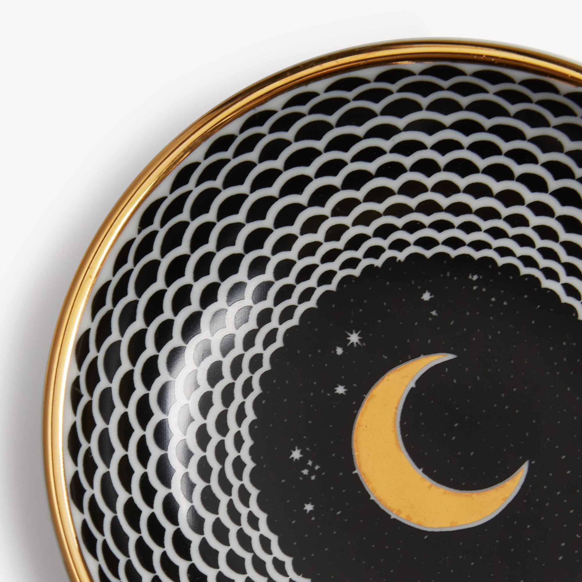 fornasetti-lunocentrica-aschenbecher-porzellan-mit-gold image 4
