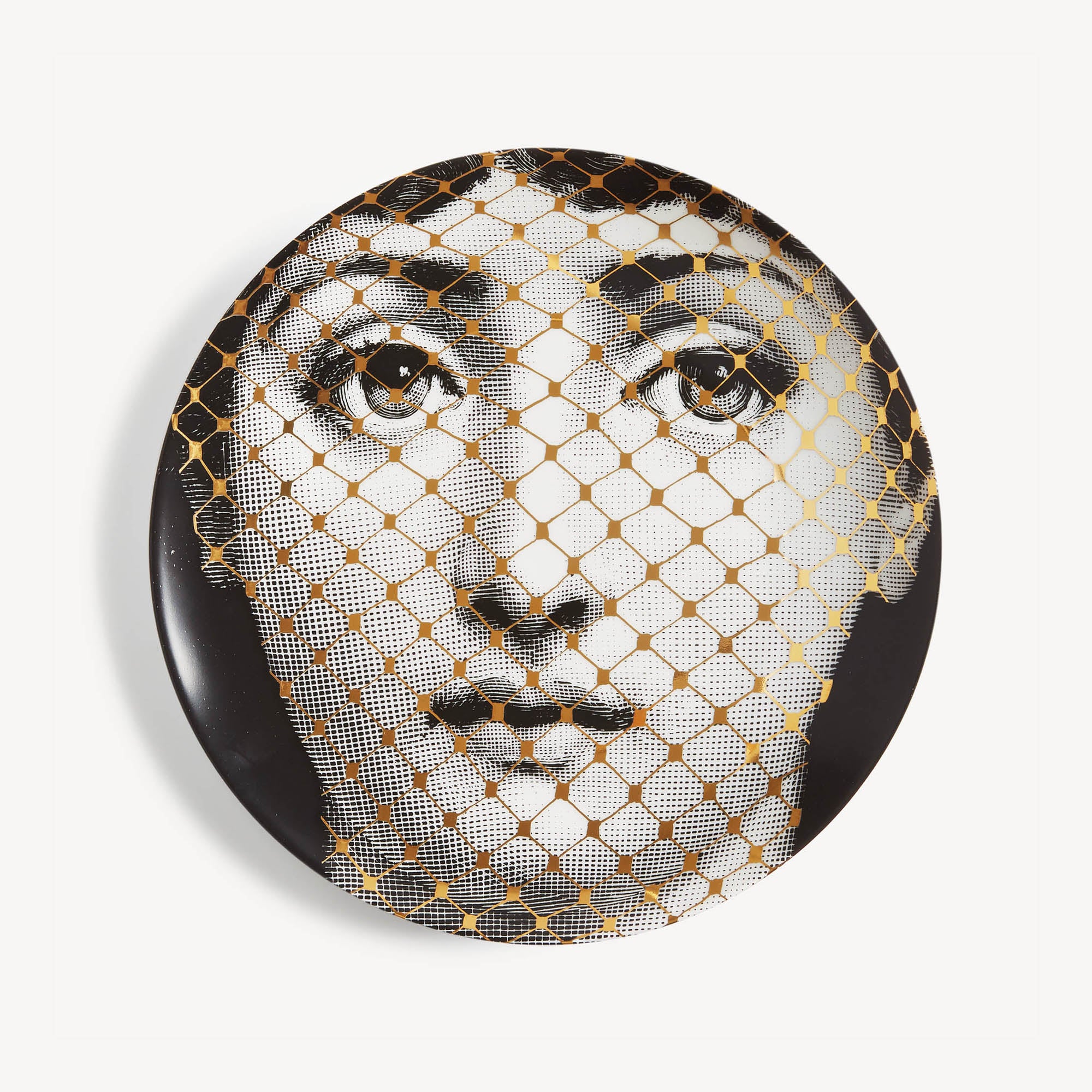 fornasetti-tema-e-variazioni-wandteller-nr-78-gold image 1