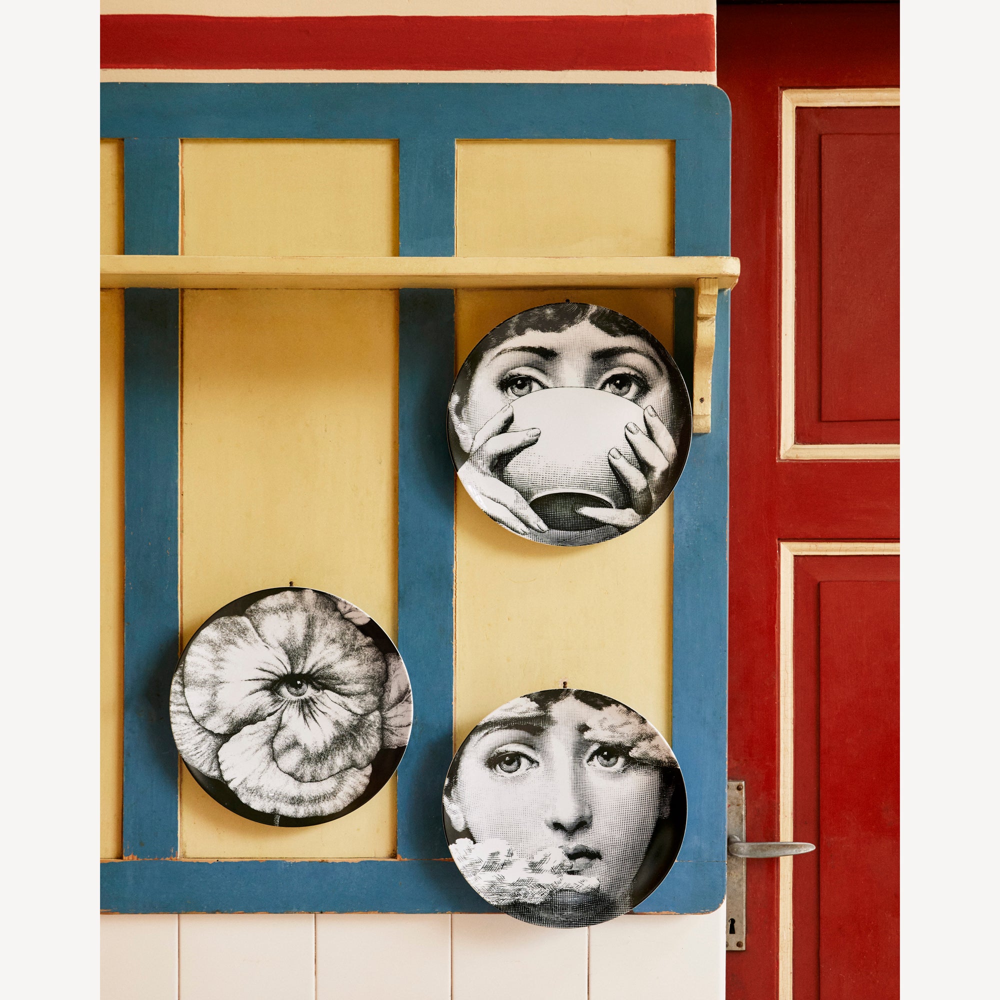 atelier-fornasetti-tema-e-variazioni-wandteller-n-191-porzellan image 5