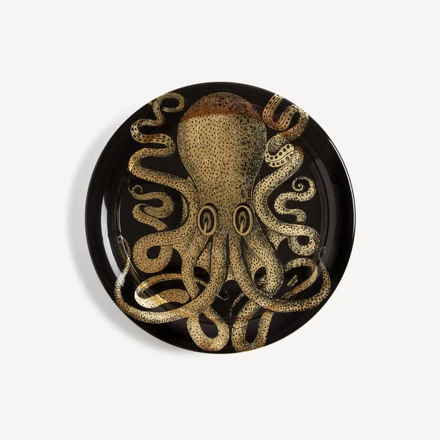 atelier-fornasetti-polipo-tablett-rund-oktopus-gold-2 image 1