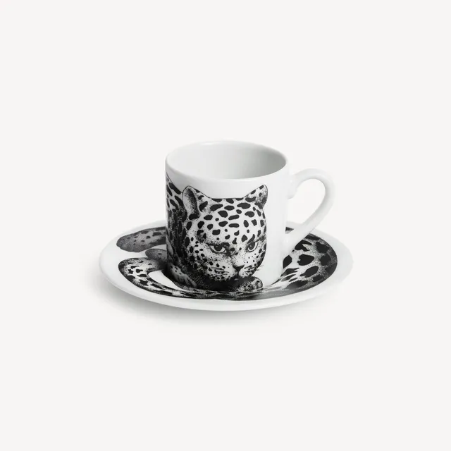 fornasetti-high-fidelity-stellato-kaffeetasse-katze-porzellan image 1