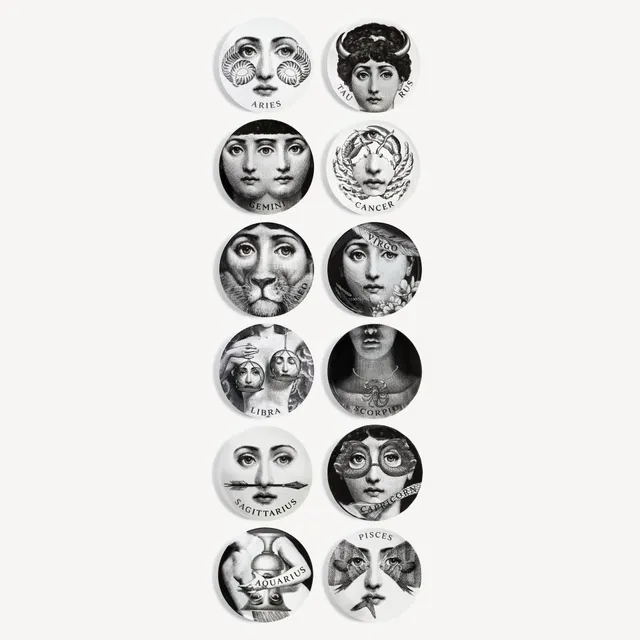 atelier-fornasetti-tema-e-variazioni-zodiaco-wandteller-12er-set image 1