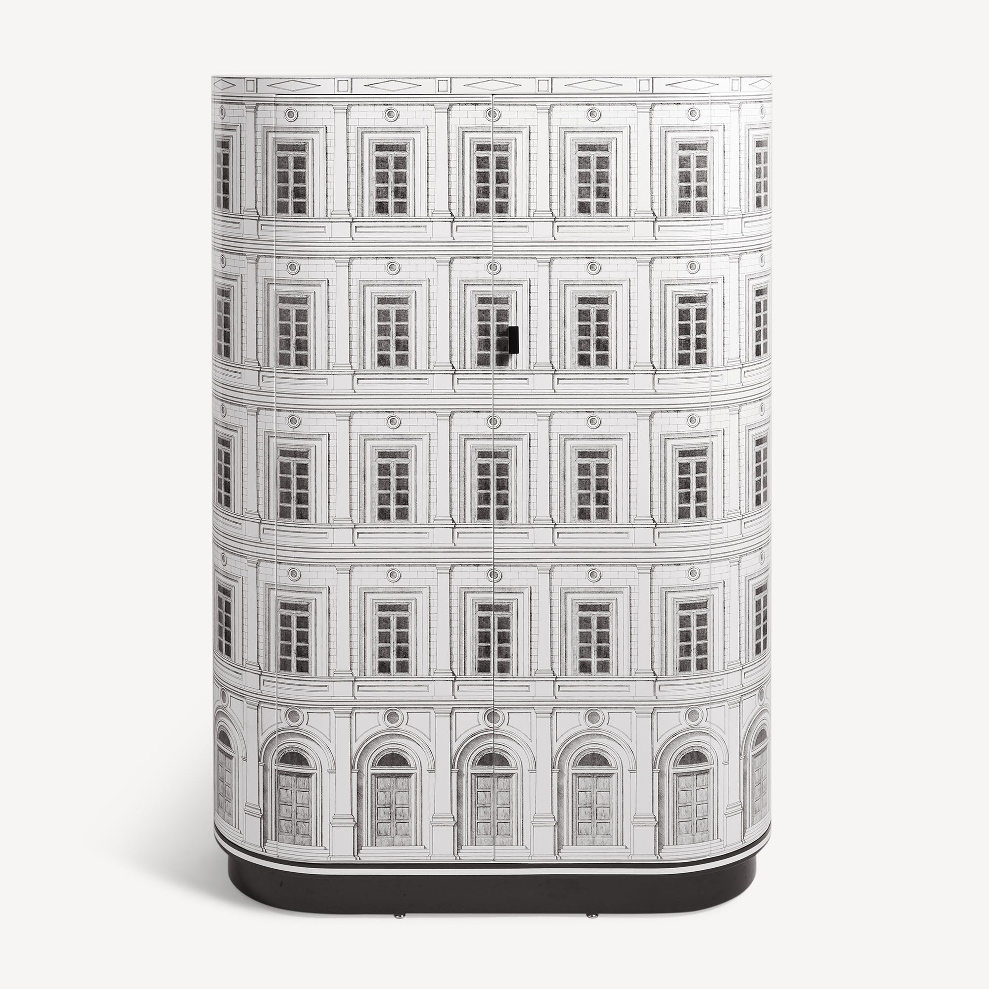 fornasetti-palazzo-schrank-gebogen-kommode-siebdruck image 1