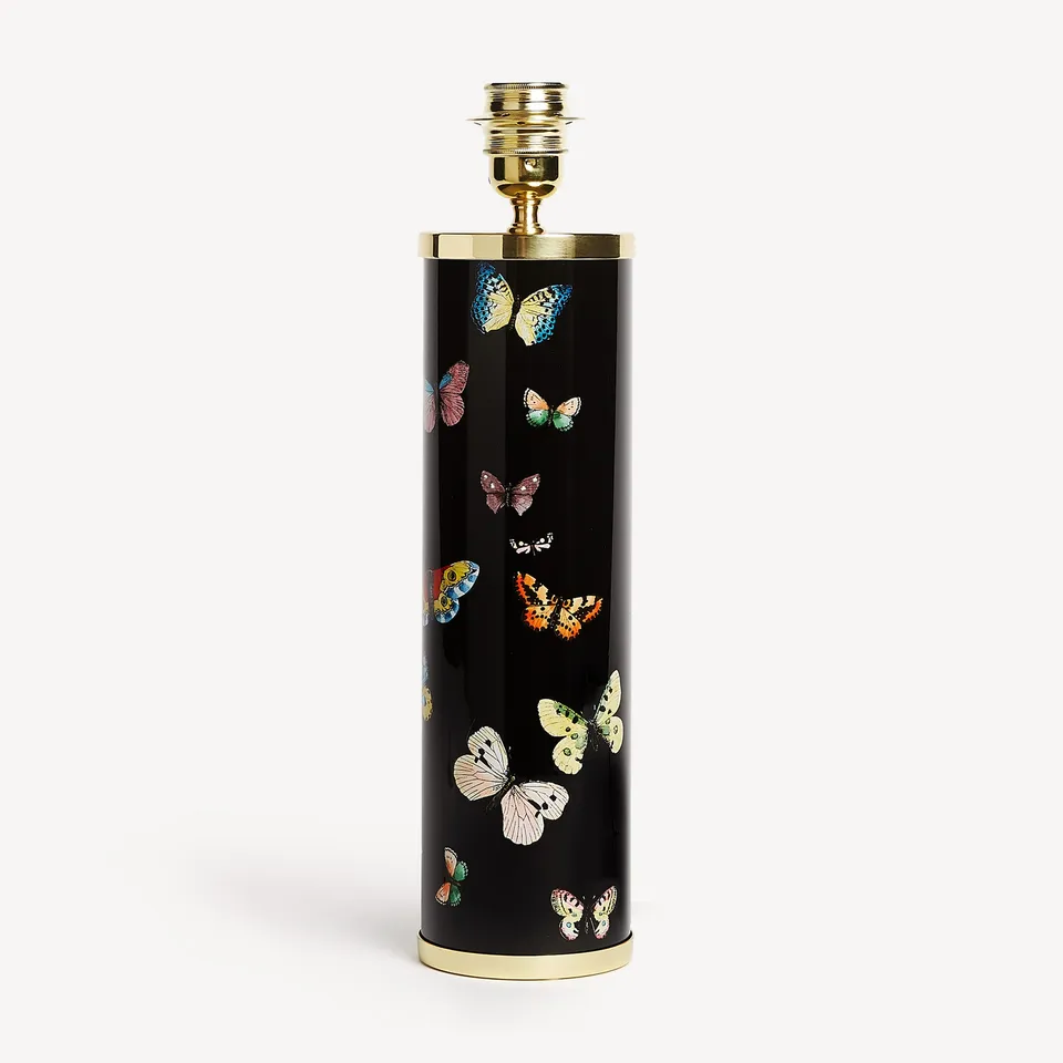 fornasetti-furniture-lampenfu-farfalle-schmetterling-metall image 1