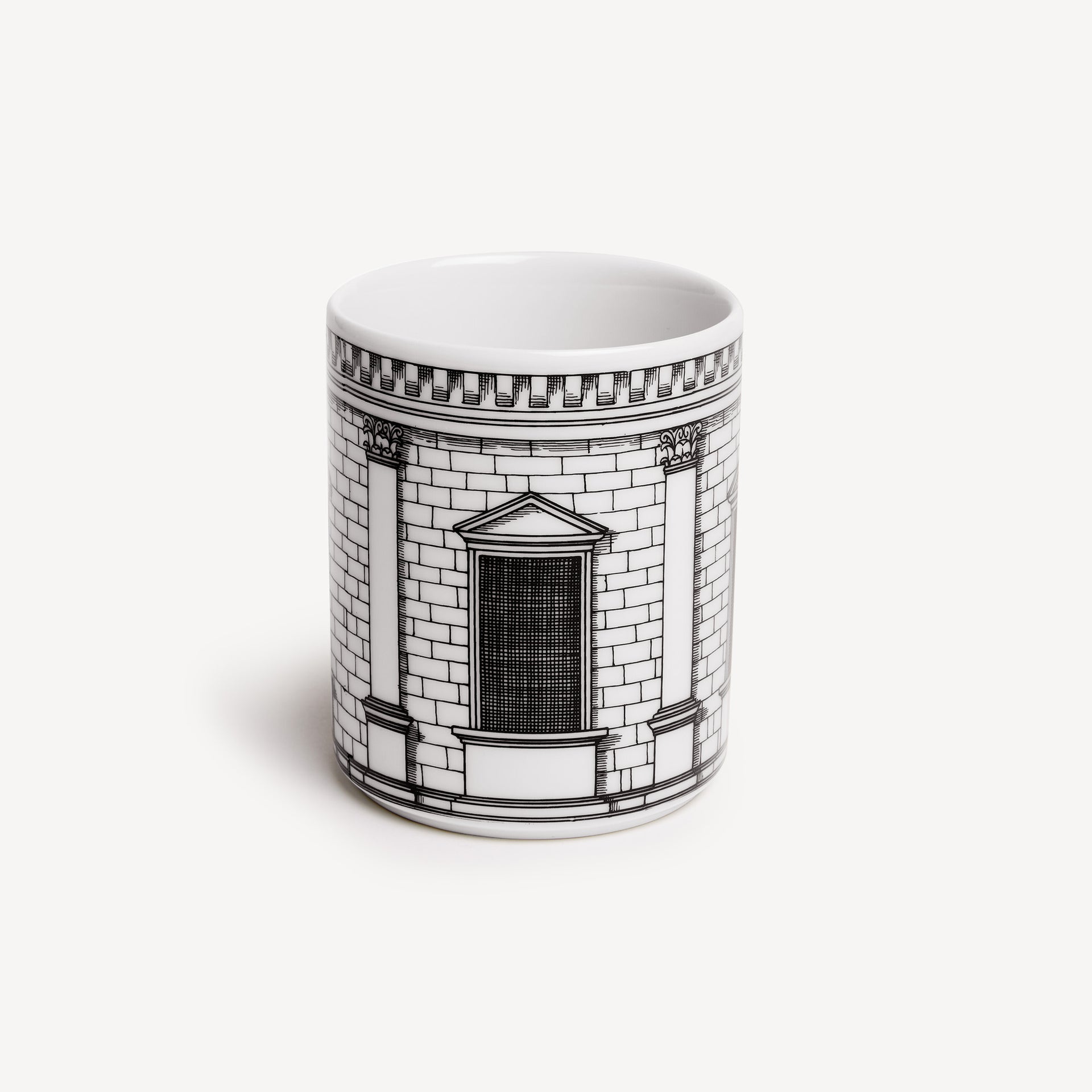 atelier-fornasetti-architettura-stifthalter-porzellan-handbemalt image 1
