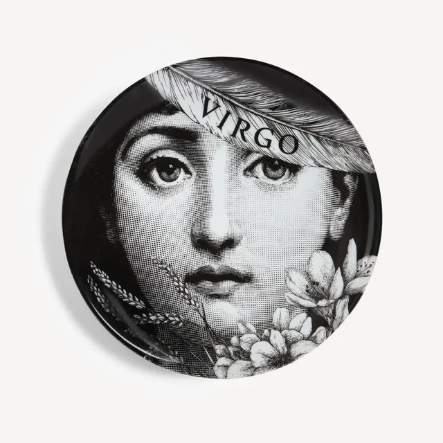 fornasetti-zodiaco-virgo-n-353-wandteller-porzellan image 1