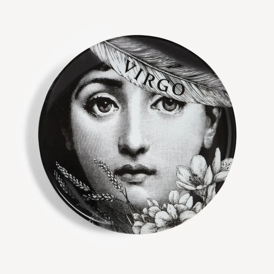 fornasetti-zodiaco-virgo-n-353-wandteller-porzellan image 1