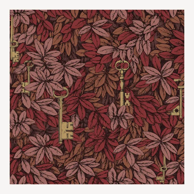fornasetti-chiavi-segrete-tapete-bl-tter-mit-schl-sseln-10m image 1