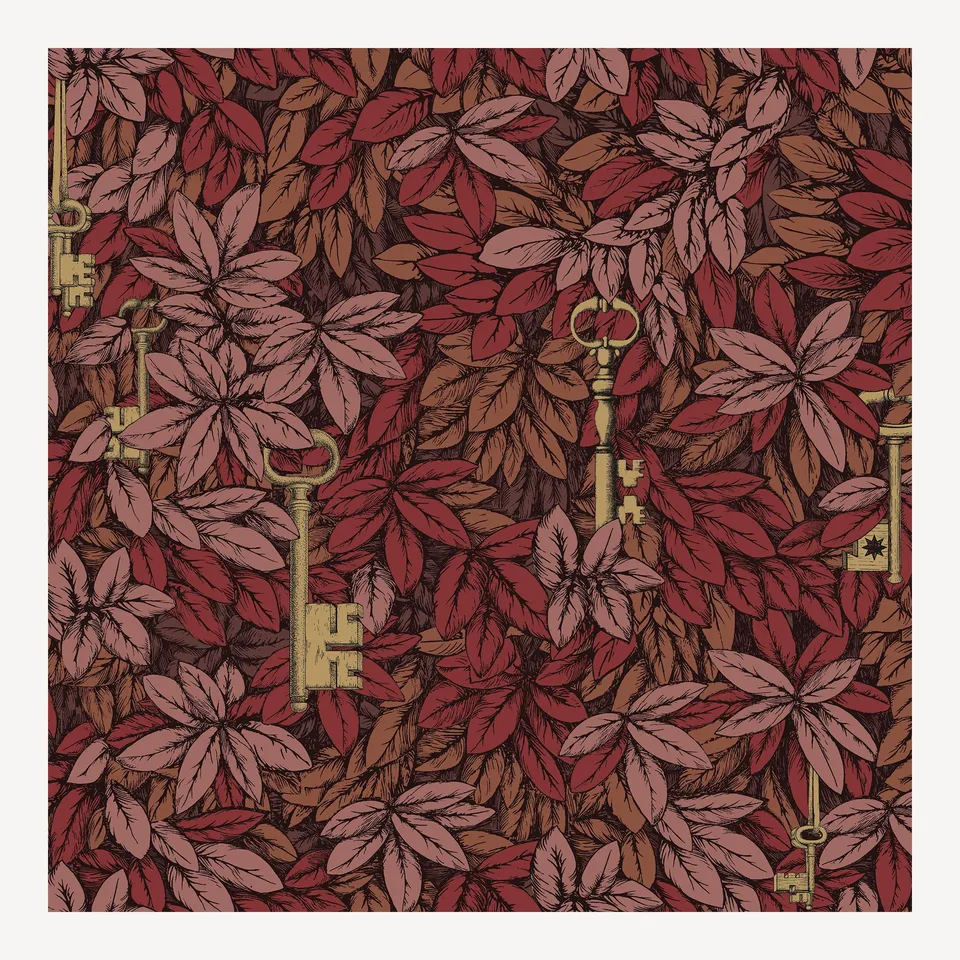 fornasetti-chiavi-segrete-tapete-bl-tter-mit-schl-sseln-10m image 1