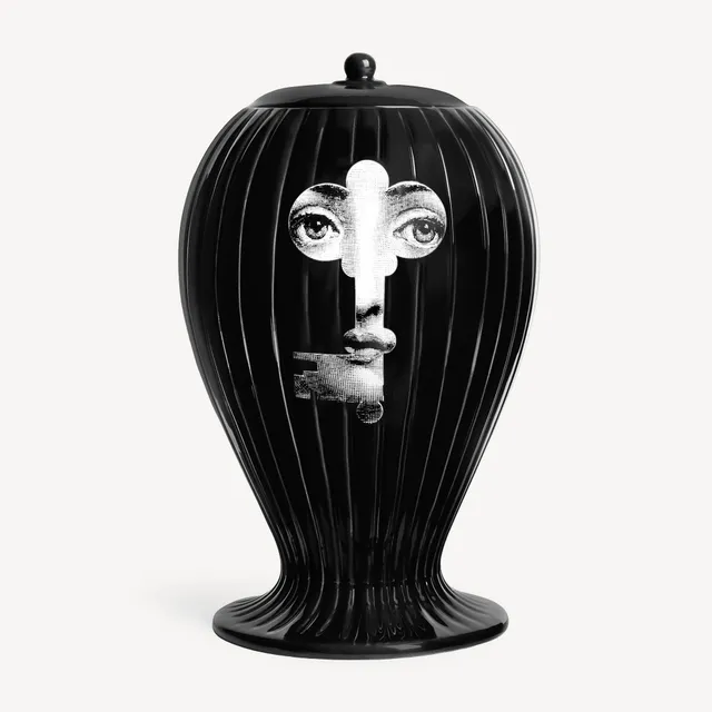 fornasetti-chiave-serratura-vase-gestreift-keramik-limitiert image 1