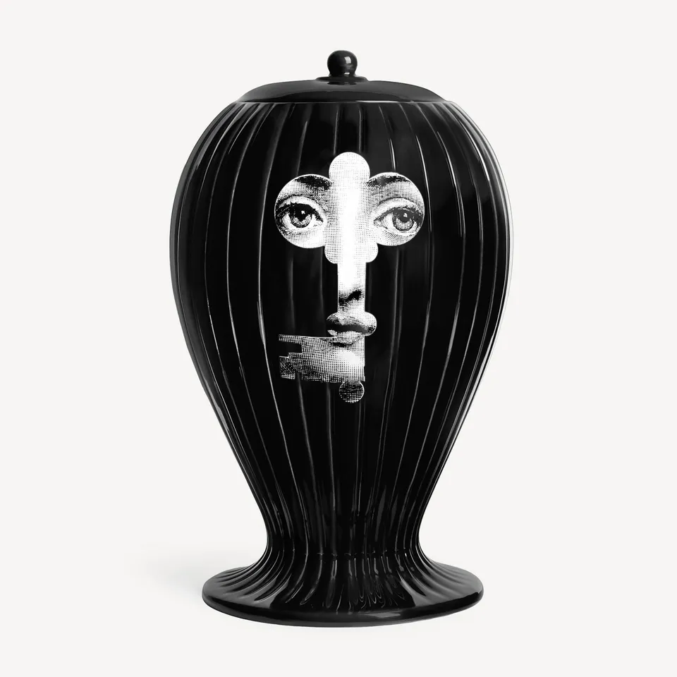 fornasetti-chiave-serratura-vase-gestreift-keramik-limitiert image 1