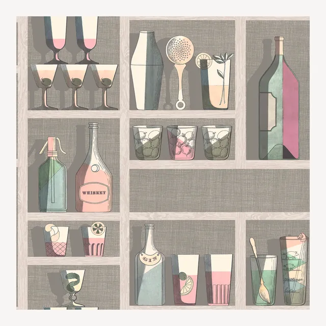 fornasetti-cocktails-tapete-68-5cm-x-10m-bunt image 1