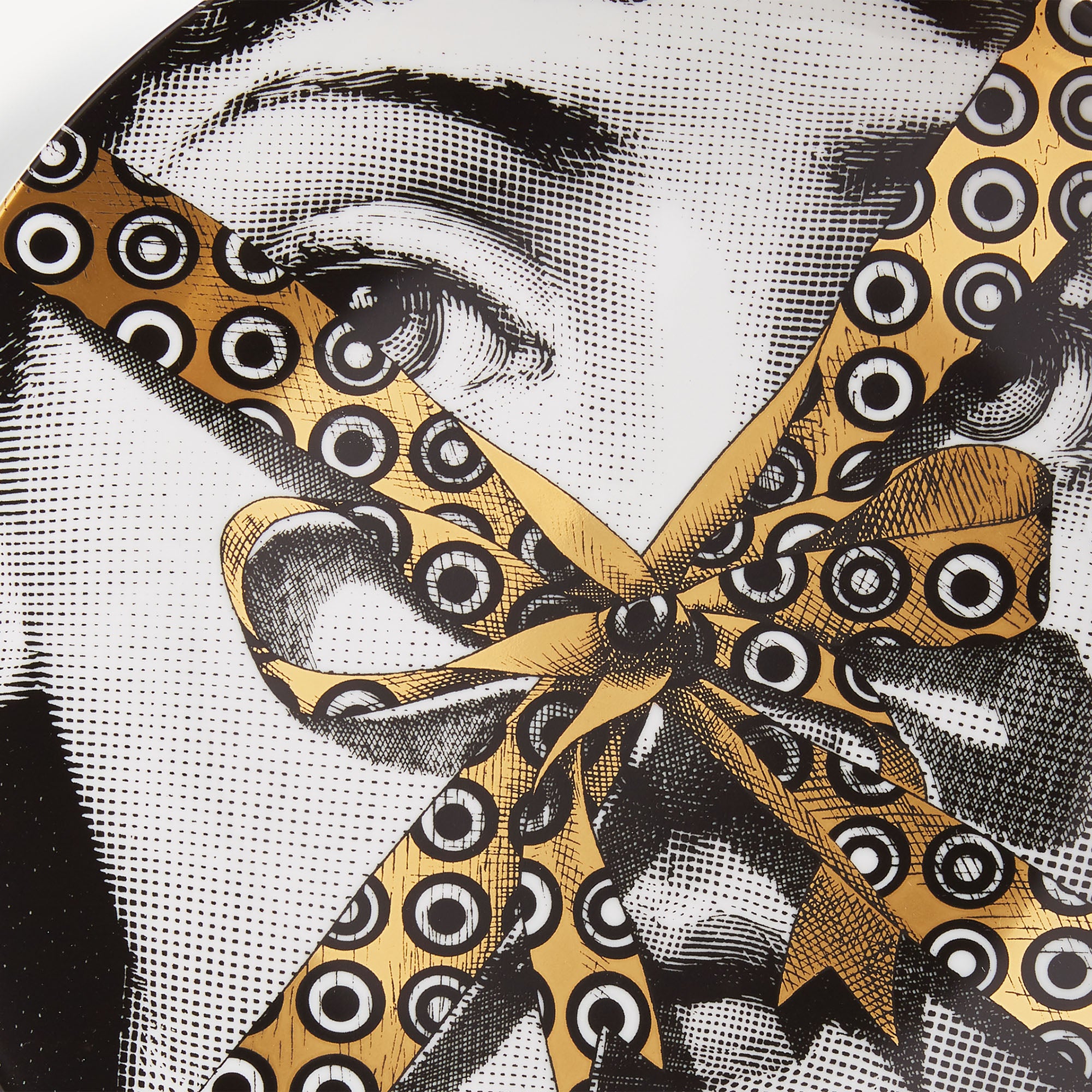 fornasetti-tema-e-variazioni-n-379-wandteller-gold-porzellan image 4