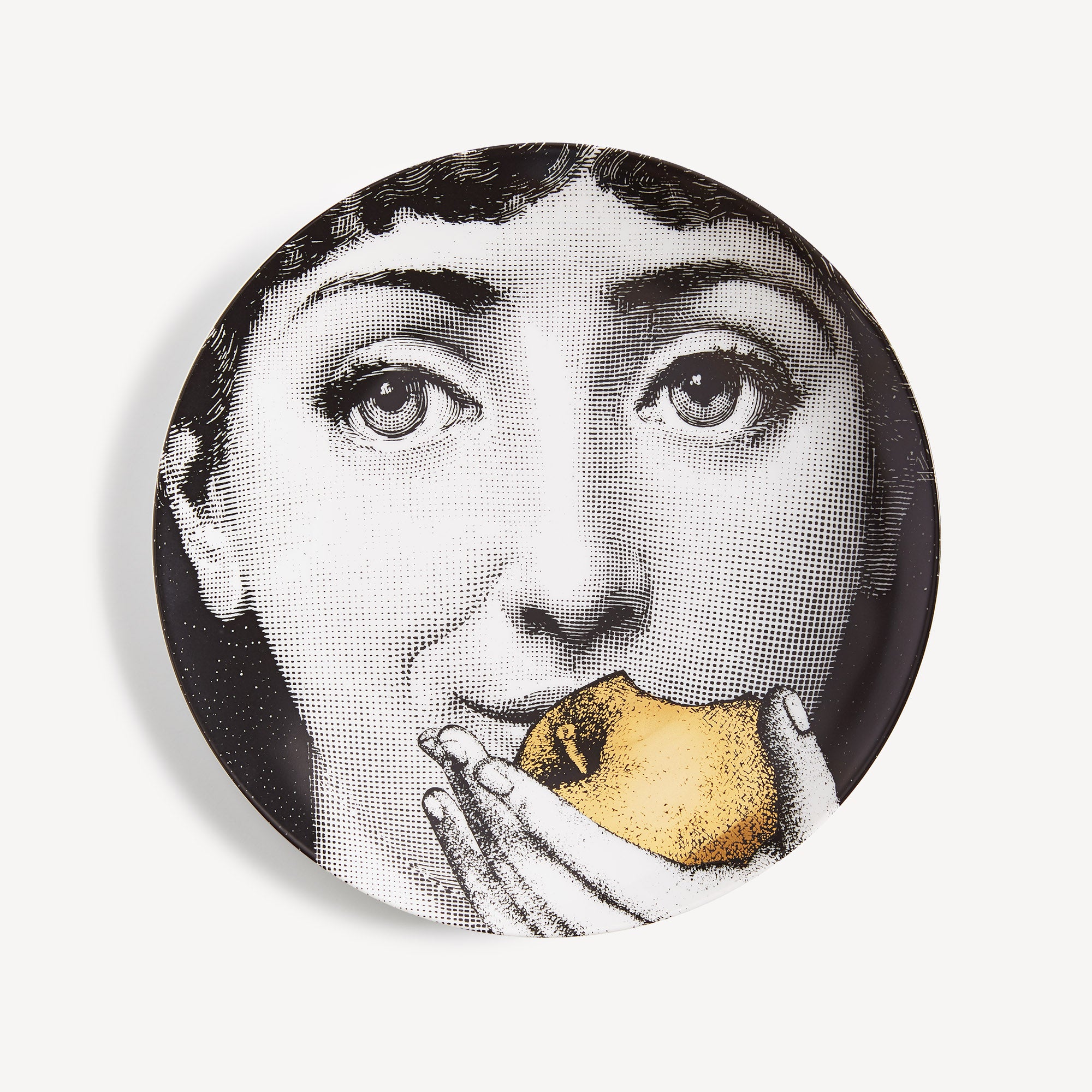 fornasetti-tema-e-variazioni-n-360-wandteller-gold-porzellan image 1