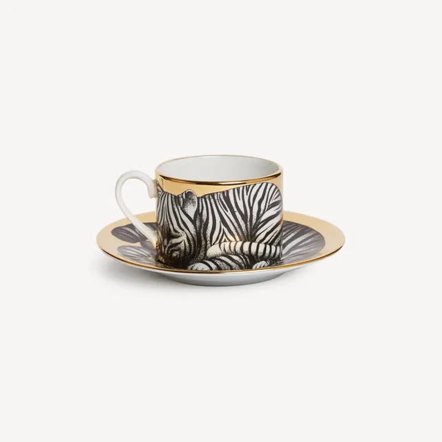 fornasetti-high-fidelity-tigrato-teetasse-gold-katze-porzellan image 1