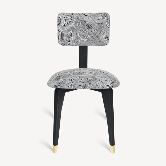 fornasetti-malachite-polsterstuhl-jacquard-esszimmer image 1