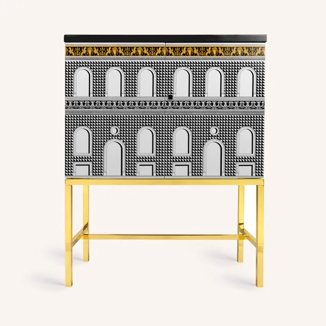 atelier-fornasetti-facciata-quattrocentesca-sideboard-holz-klein image 1