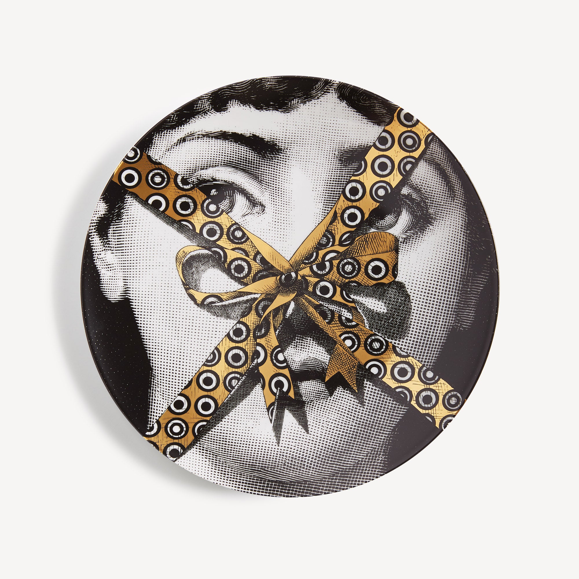 fornasetti-tema-e-variazioni-n-379-wandteller-gold-porzellan image 1