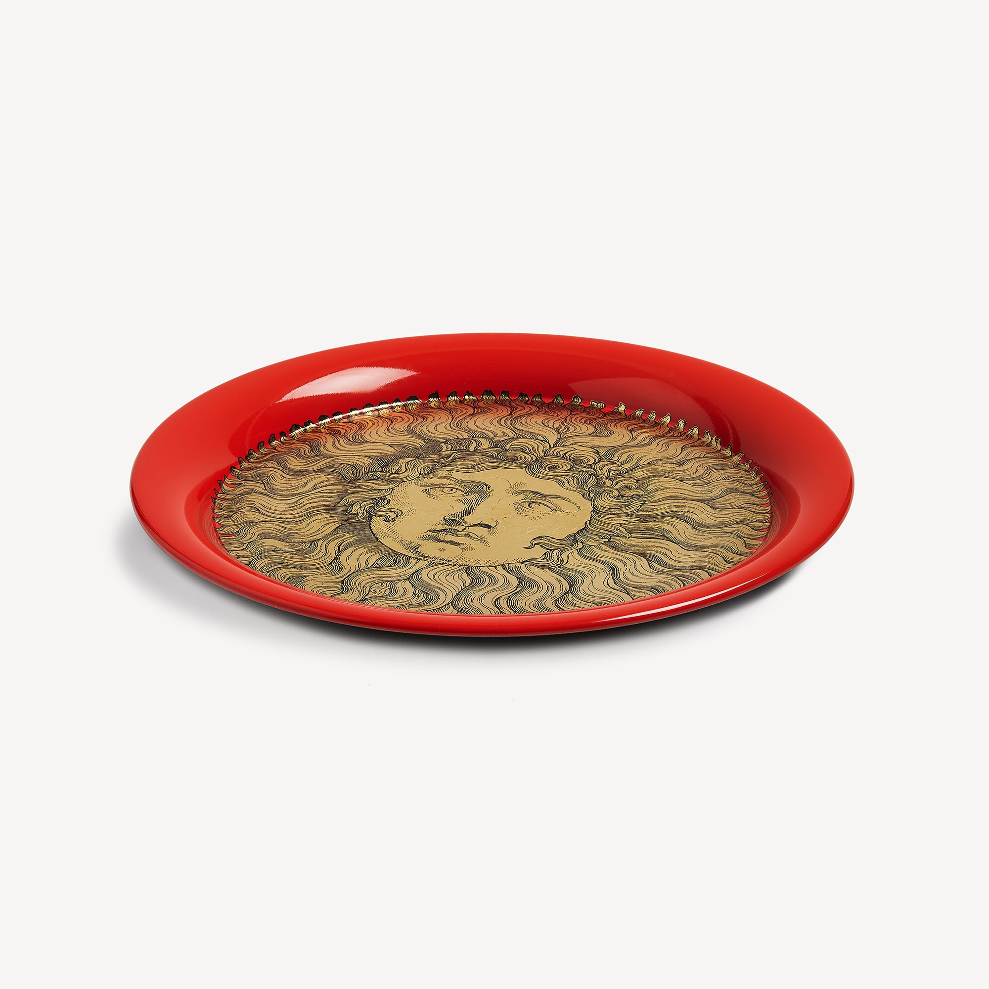 atelier-fornasetti-re-sole-rundes-tablett-metall-sonne image 2