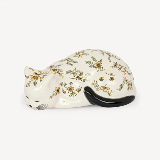 atelier-fornasetti-cat-fiorato-dekofigur-porzellan image 1