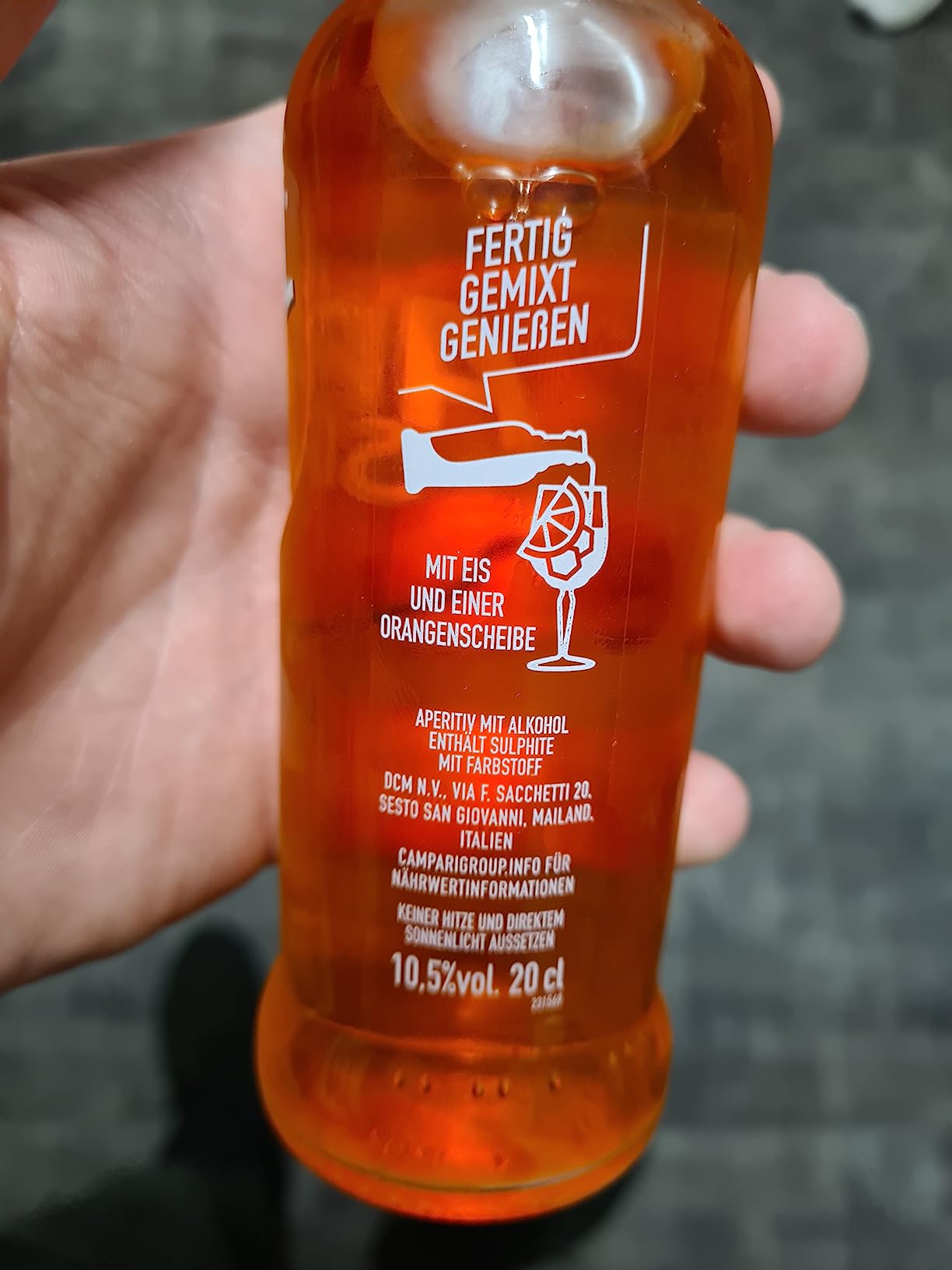 Eis rein fertig
