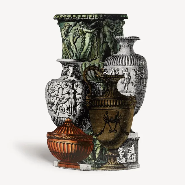 atelier-fornasetti-vasi-antichi-schirmst-nder-metall-lackiert image 1