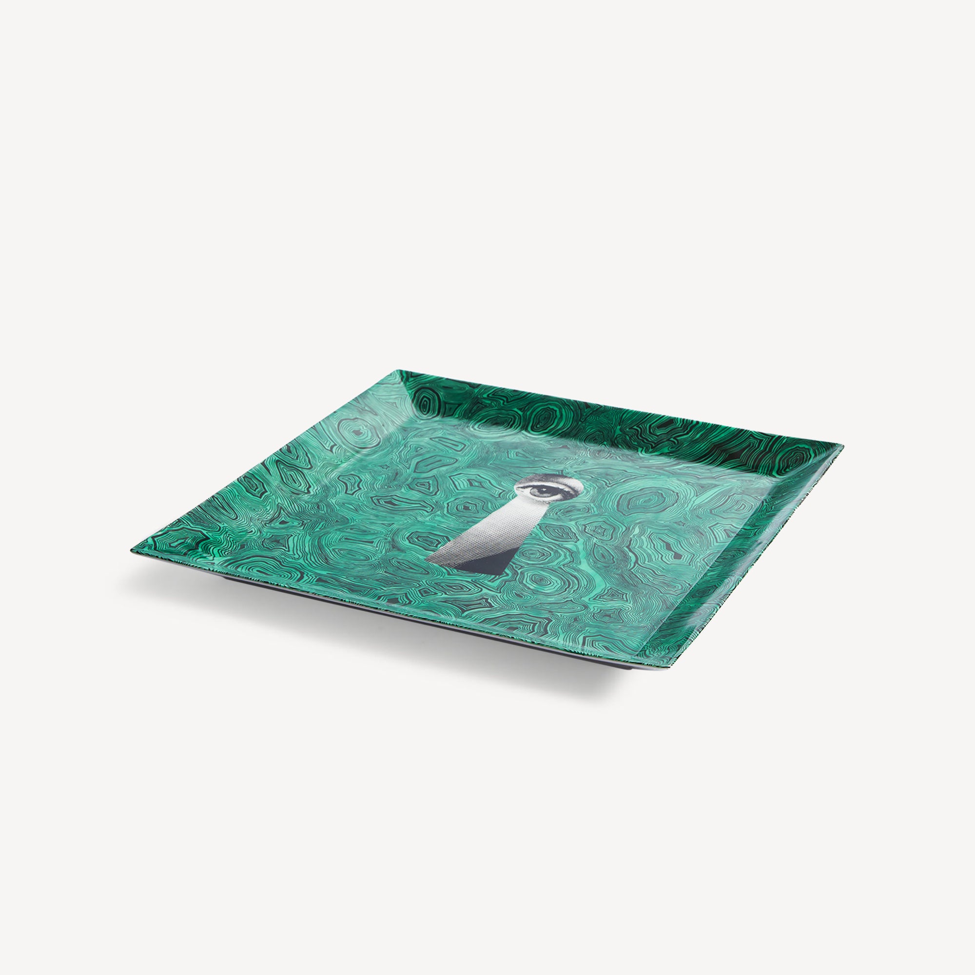 fornasetti-serratura-malachite-tablett-quadratisch image 2
