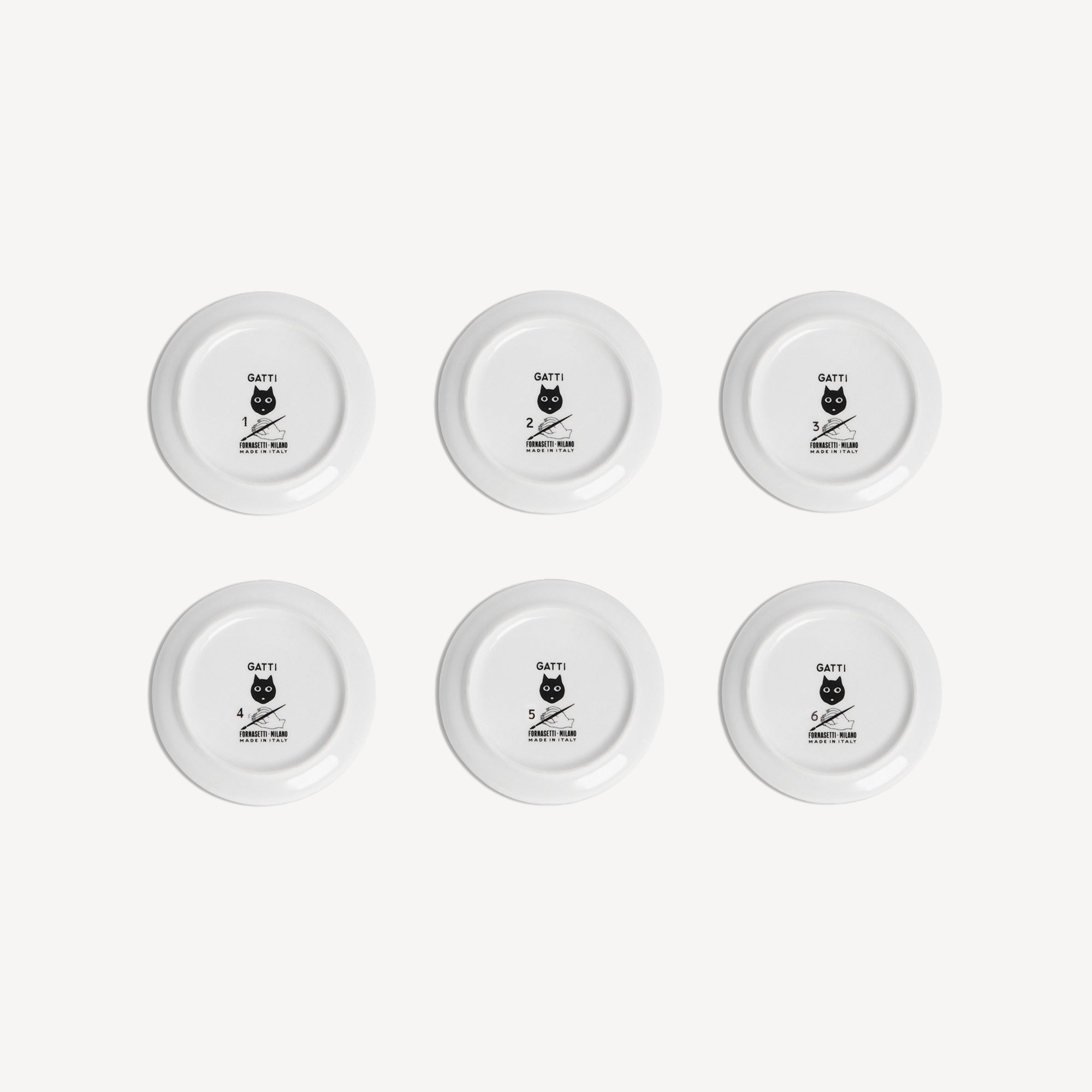 fornasetti-gatti-deko-schalen-6er-set-porzellan-katzen image 3