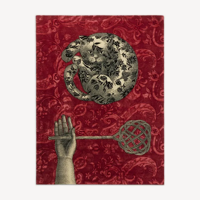 fornasetti-il-gattipanni-teppich-wolle-seide-handgekn-pft image 1