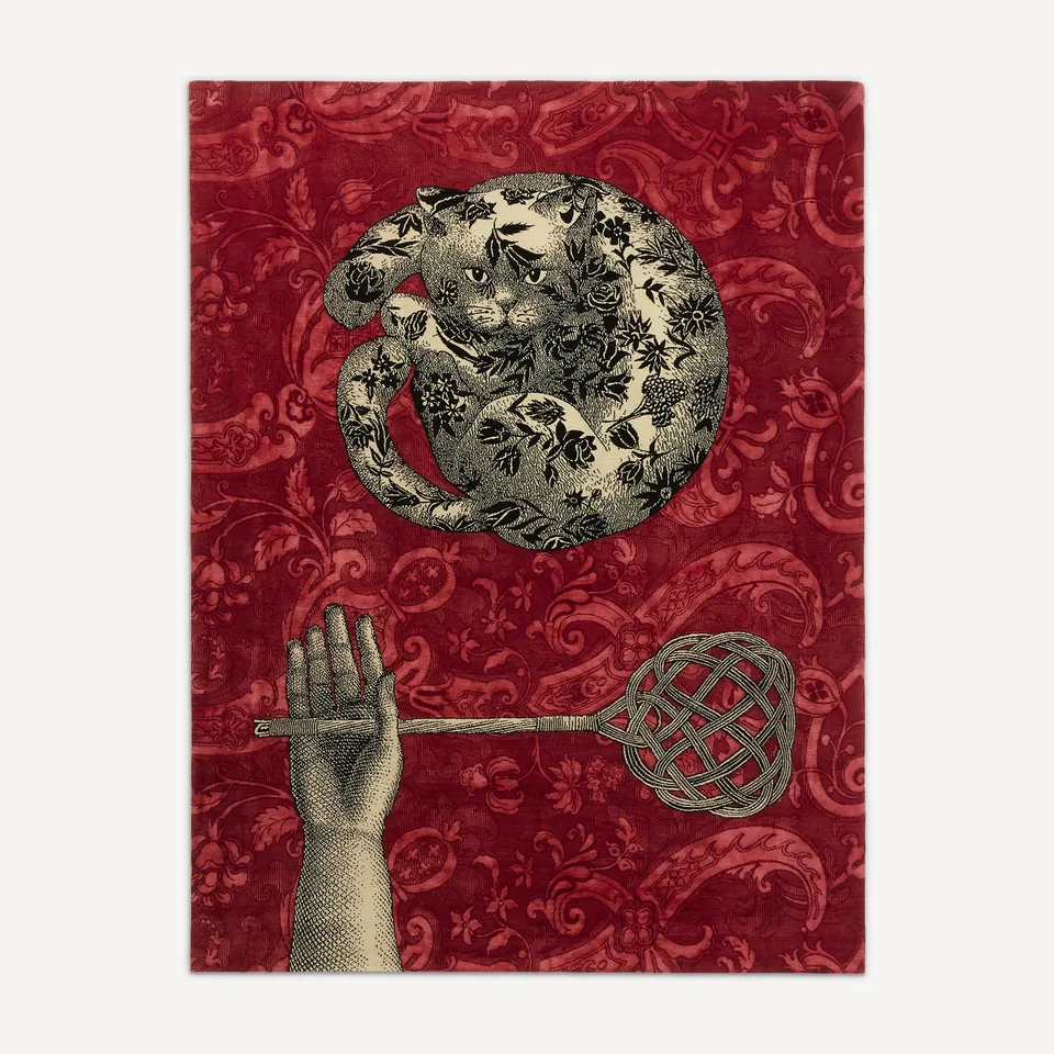 fornasetti-il-gattipanni-teppich-wolle-seide-handgekn-pft image 1