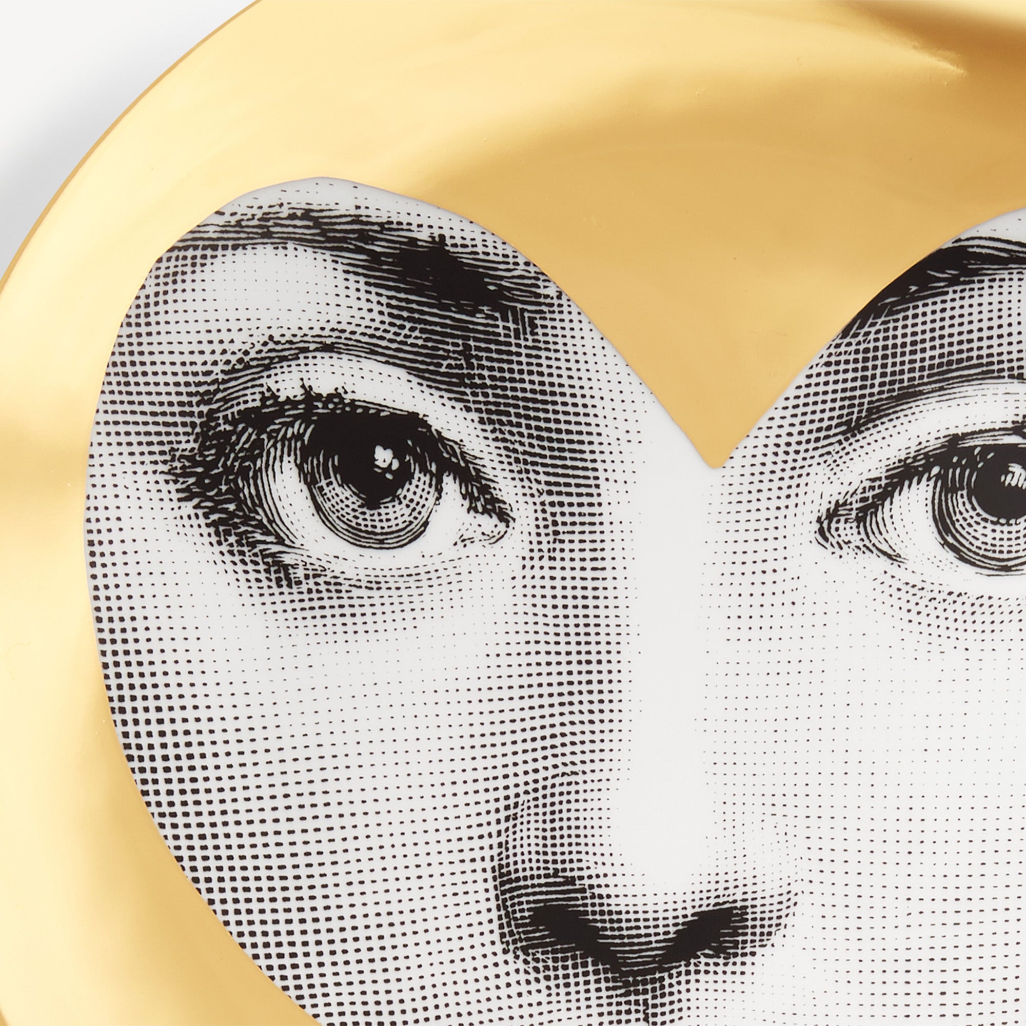 fornasetti-tema-e-variazioni-n-41-wandteller-porzellan-gold image 4