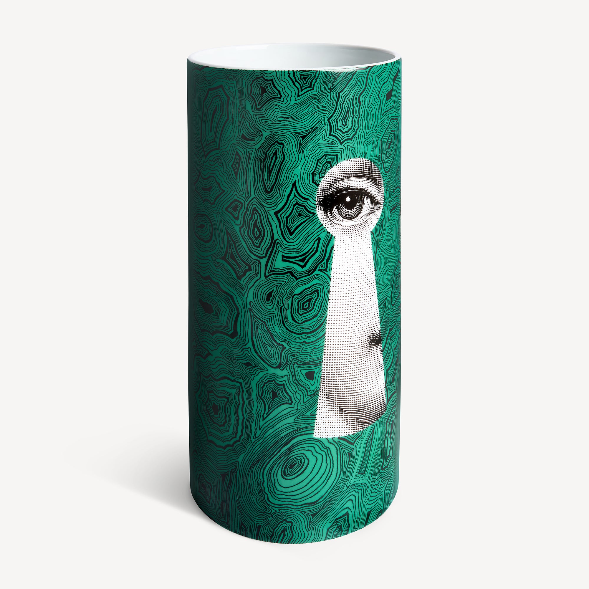 atelier-fornasetti-serratura-malachit-vase-porzellan-mittel image 2