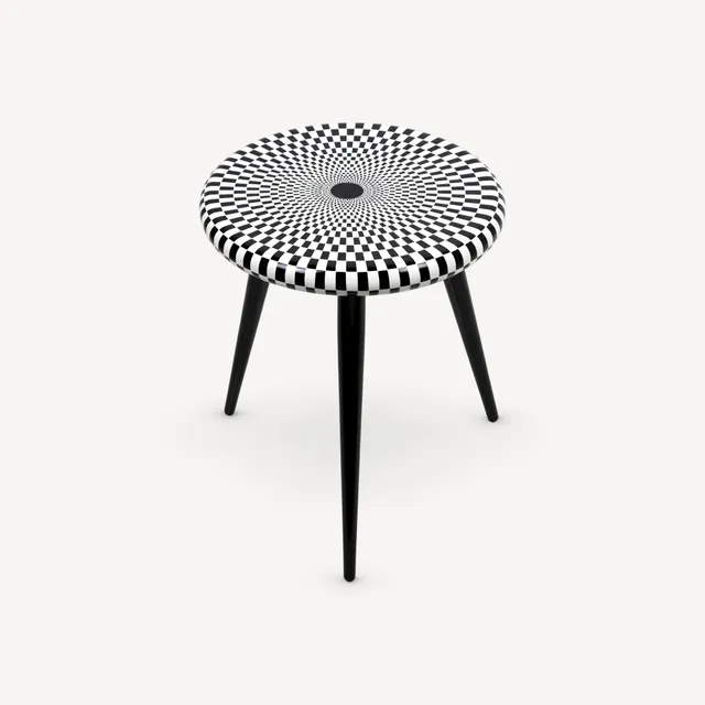 atelier-fornasetti-egocentrismo-hocker-geometrisch-2 image 1
