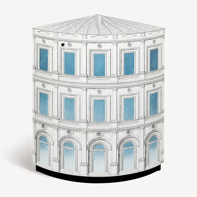 fornasetti-architettura-celeste-eckschrank-holz-schwarz-wei image 1