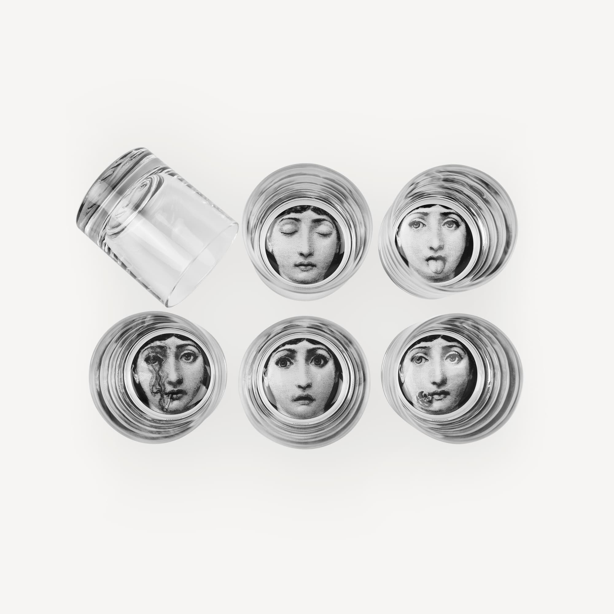 atelier-fornasetti-tema-e-variazioni-gl-ser-set-6-tlg-gesicht image 1
