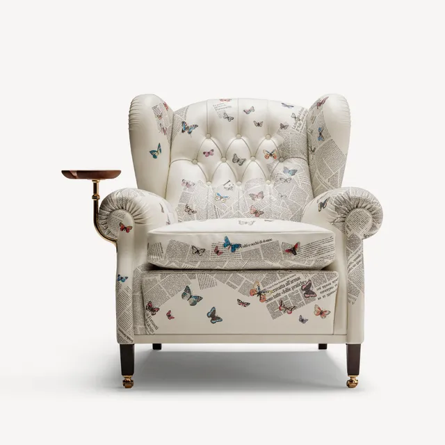 fornasetti-x-poltrona-frau-sessel-1919-ultime-notizie-leder image 1