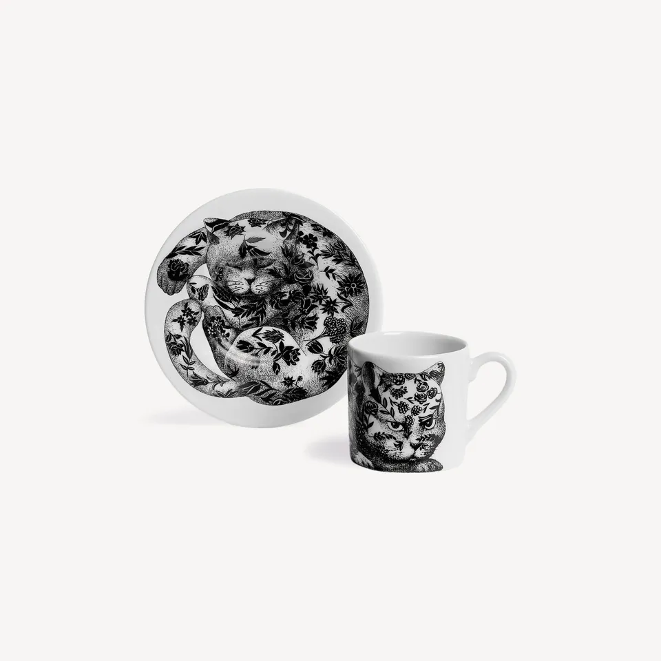 fornasetti-high-fidelity-fiorato-kaffeetasse-schwarz-wei image 1