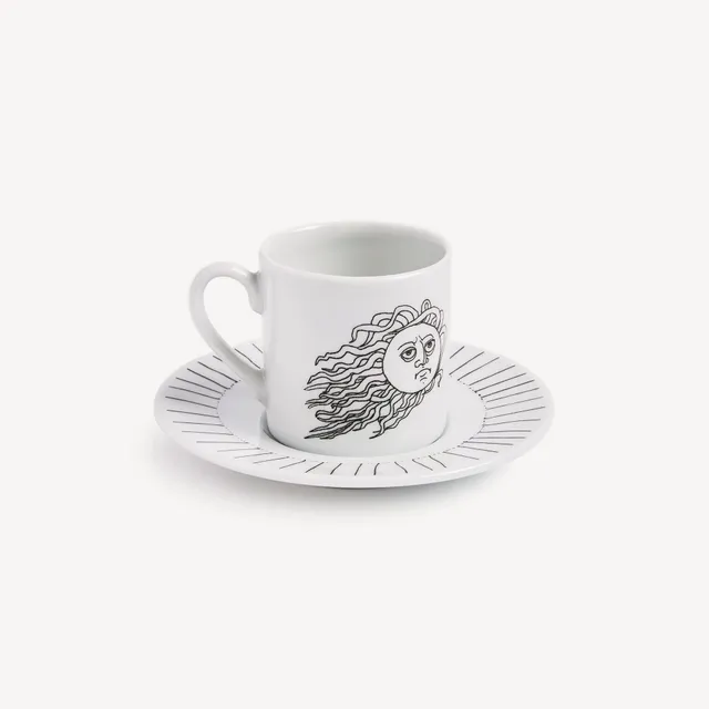 fornasetti-solitario-kaffeetasse-porzellan-sonne image 1