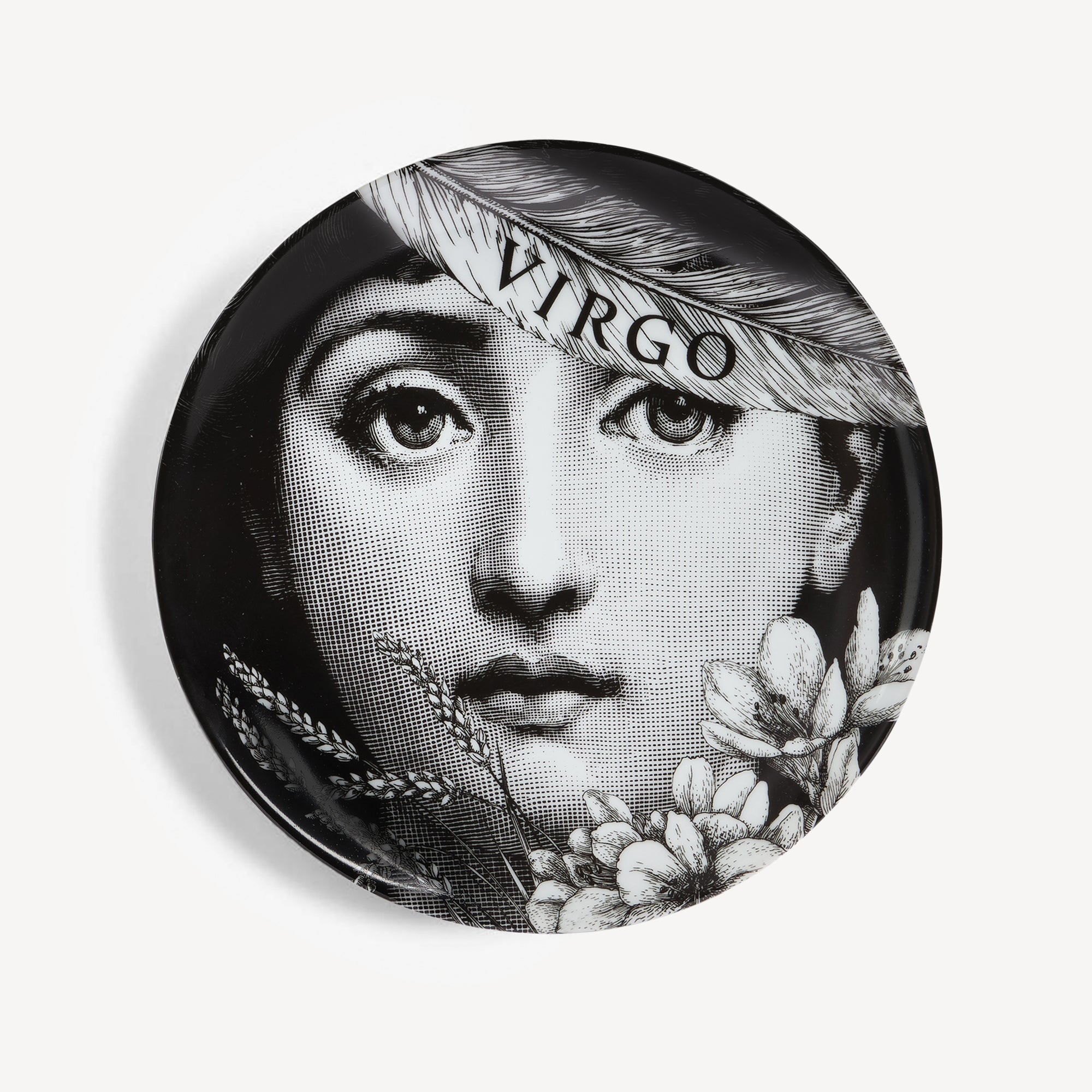 fornasetti-zodiaco-virgo-n-353-wandteller-porzellan image 1